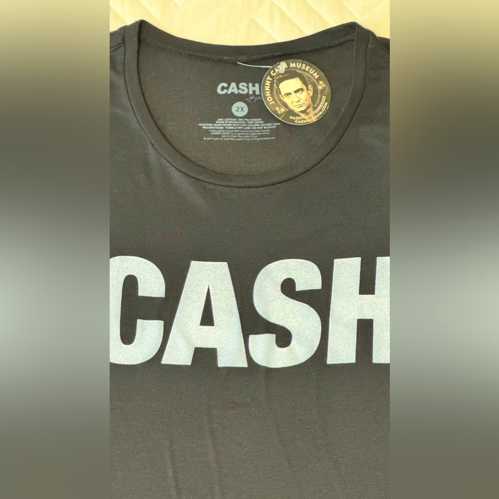 New! Women’s Johnny Cash Tank Top Size 2X From Johnny cash Museum in Tennessee - Picture 7 of 8